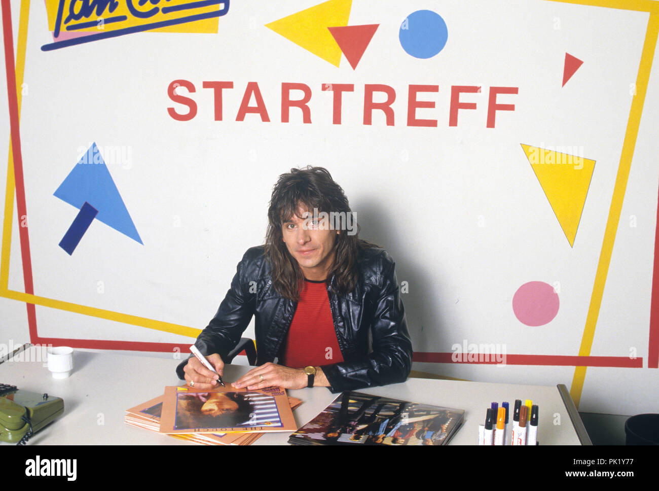 Stan Bugh Stan Bush on 14.09.1987 in München / Munich. | usage worldwide Stock ...