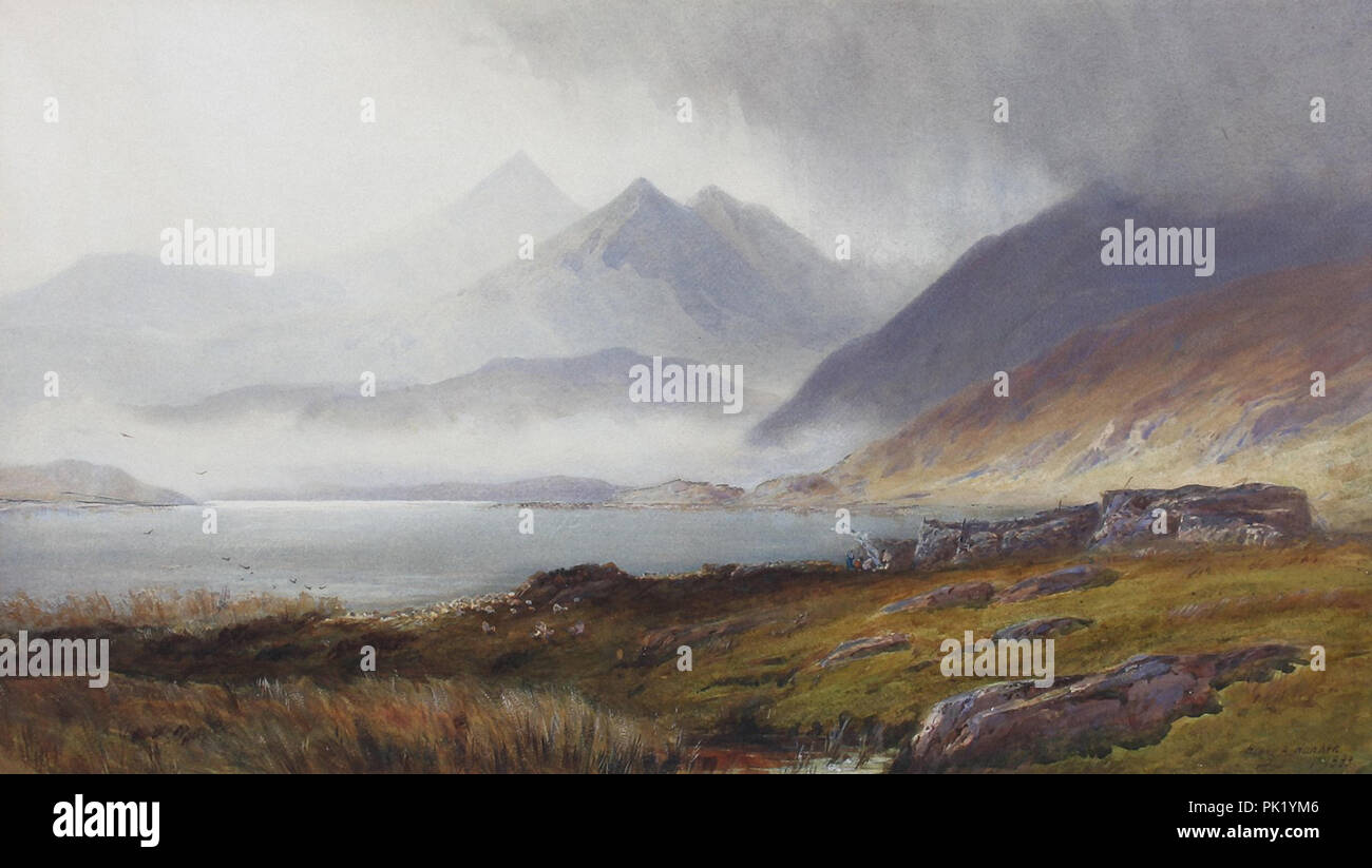 Harper  Henry Andrew - the Five Sisters of Kintail  Scotland Stock Photo