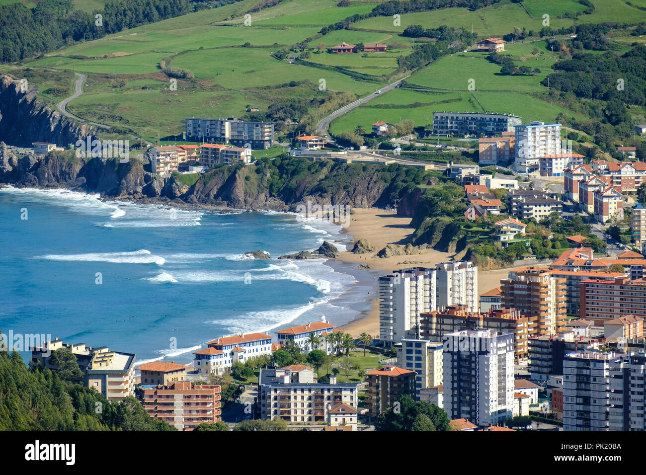 Puerto de Santiago city, Atlantic Ocean coast, Tenerife, Canary island, Spain Stock Photo