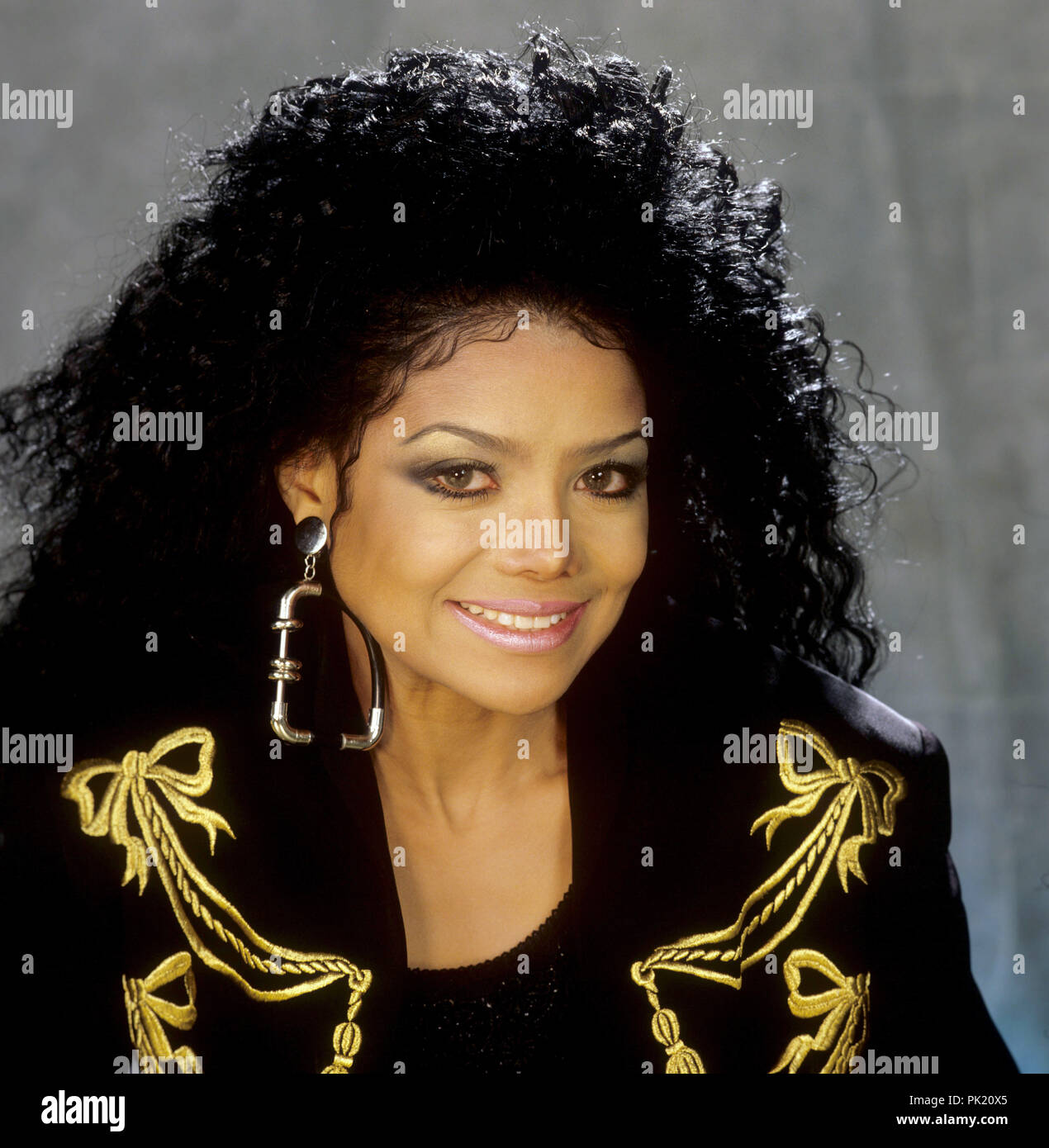 La Toya Jackson on 22.10.1987 in München / Munich. usage worldwide