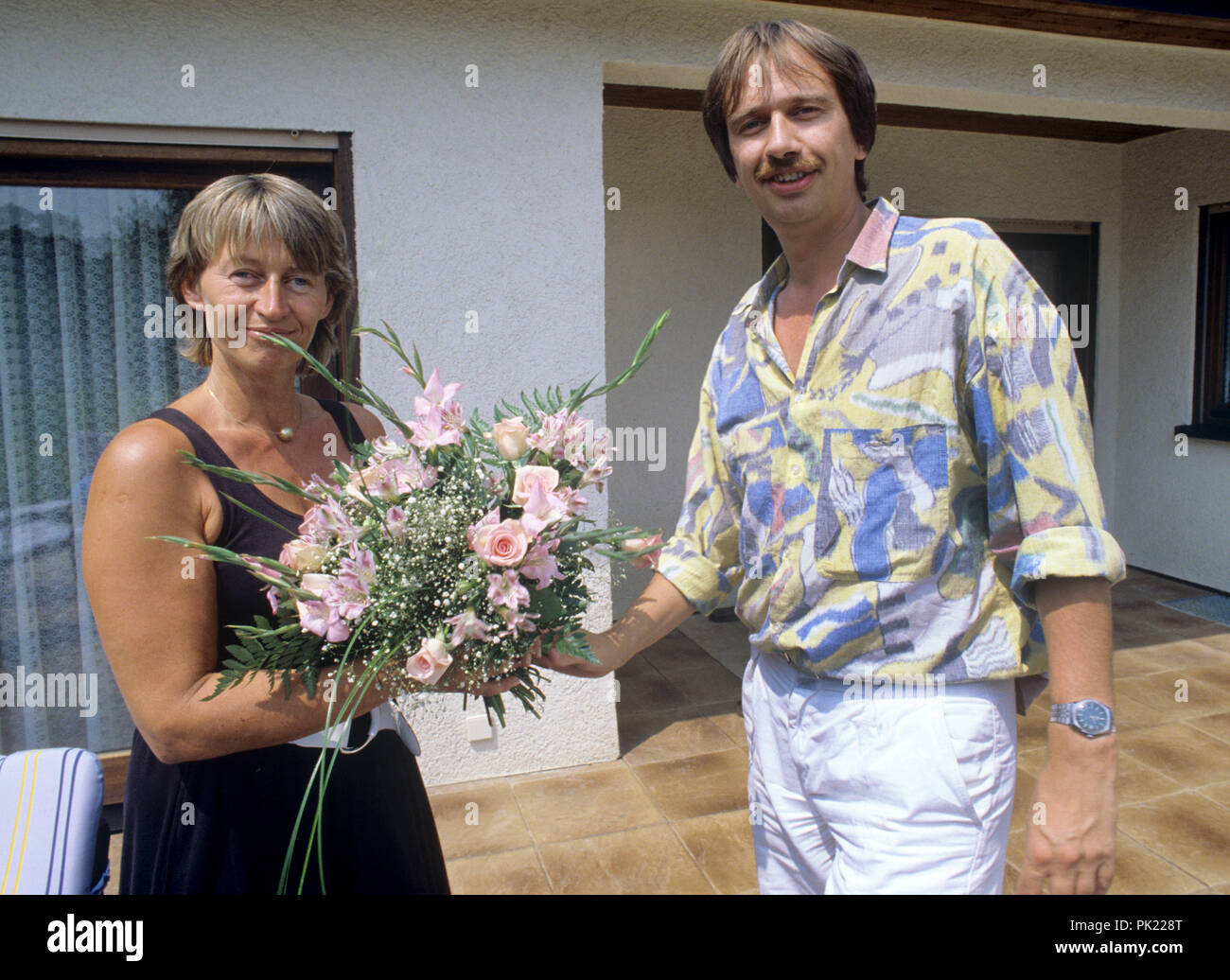 Heidi Graf on 16.07.1986 in Brühl. usage worldwide Stock Photo Alamy