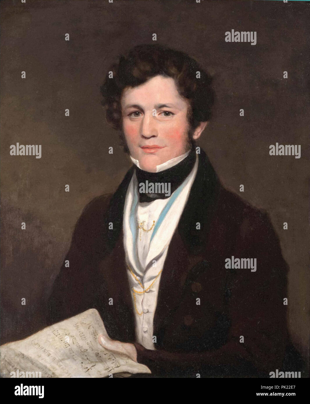 Hayter Portrait of Sir Henry Rowley Stock Photo Alamy