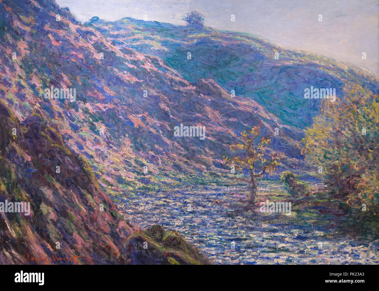 The Petite Creuse River, Claude Monet, 1889, Art Institute of Chicago, Chicago, Illinois, USA, North America, Stock Photo