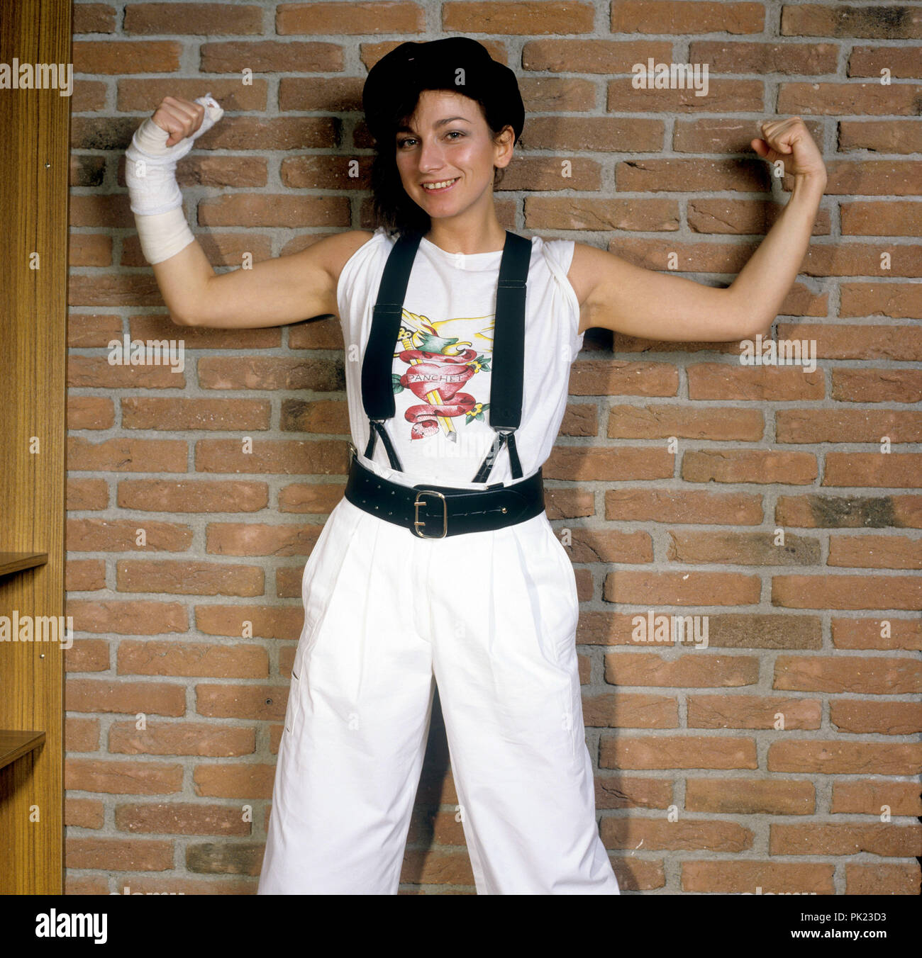 Gianna Nannini on 07.03.1984 in München / Munich. usage worldwide