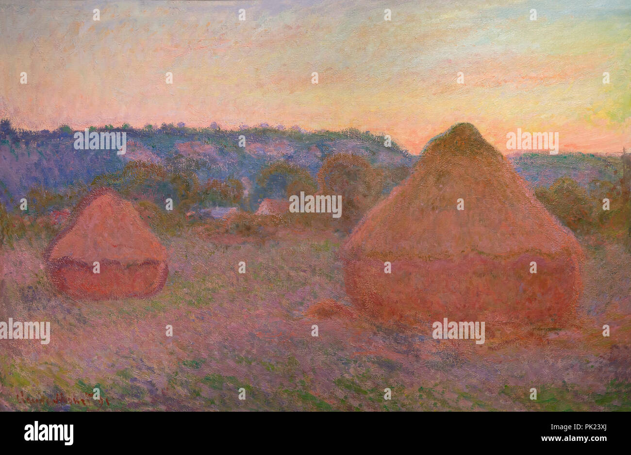 Stacks of Wheat, End of Day, Autumn, Claude 18901891, Art Institute of Chicago, Chicago