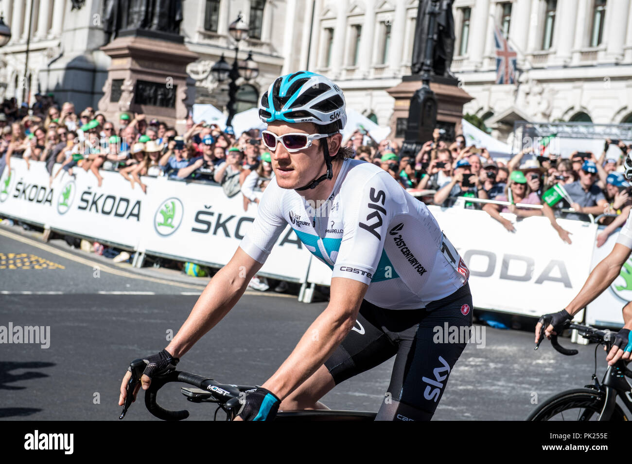 Ovo Tour of Britain, stage 8,London England UK. 9th September 2018 Stock Photo