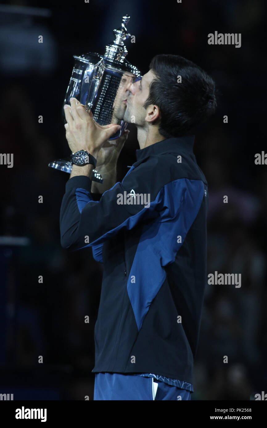 Novak Djokovic US Open Tennis Men's Final 992018 Photo By John