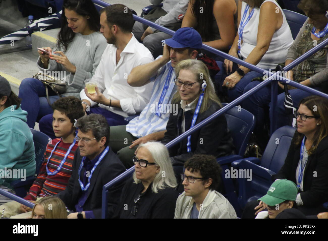 Meryl Streep US Open Tennis Men's Final 992018 Photo By John Barrett