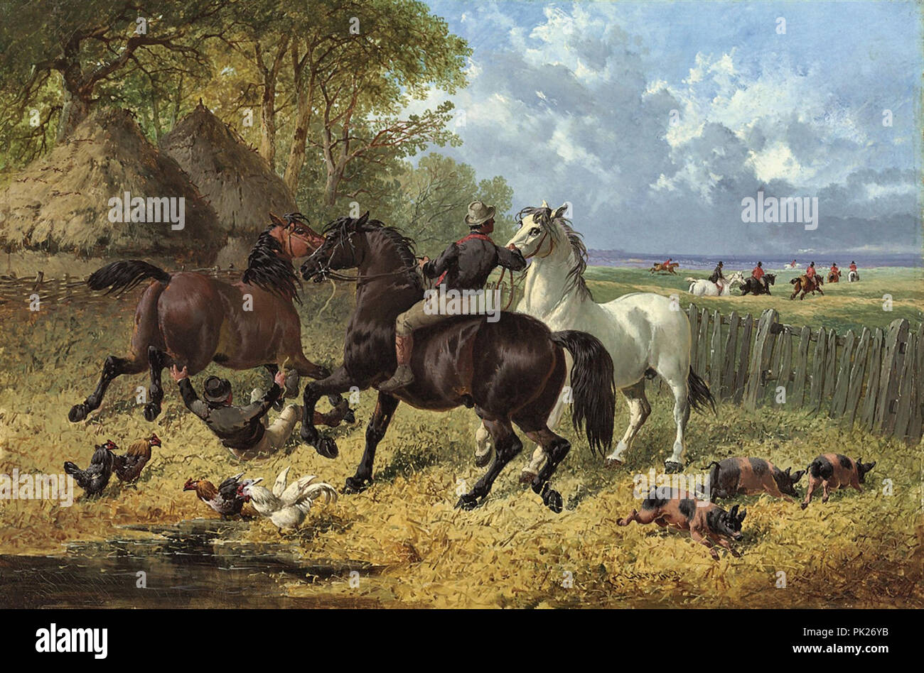 Herring II John Frederick the Passing Hunt Stock Photo Alamy
