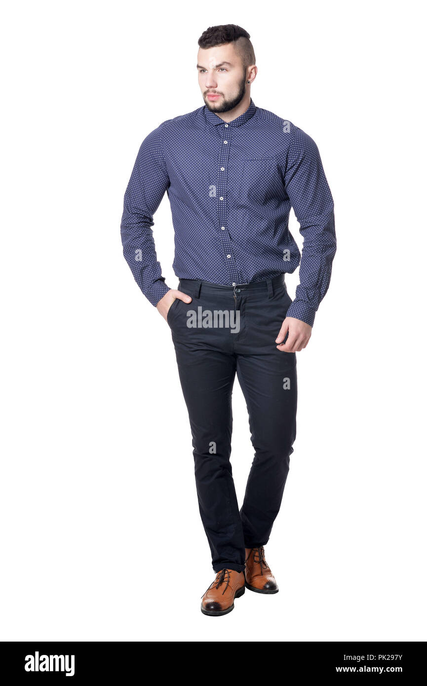 Face young handsome guy serious Cut Out Stock Images & Pictures - Alamy