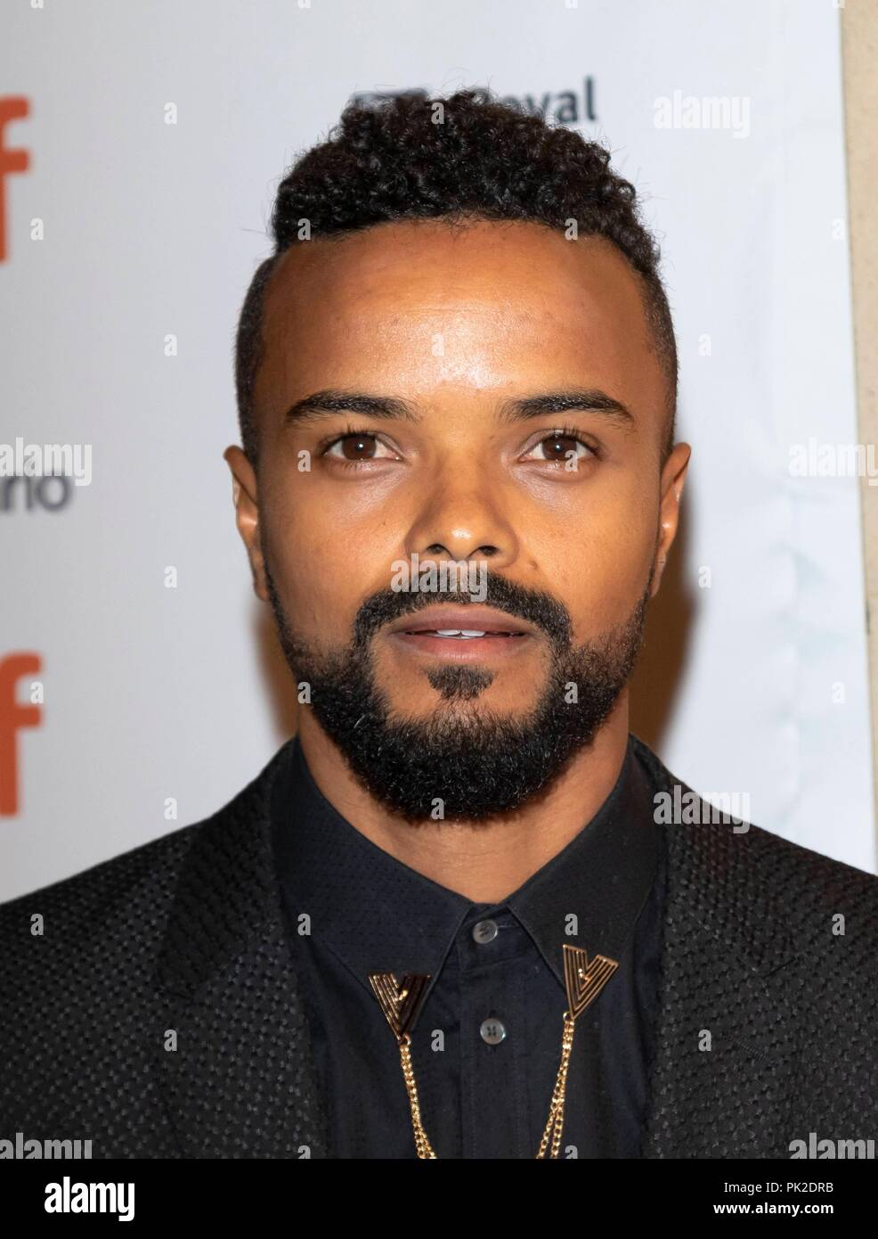 Eka Darville attends the premiere of 'Her Smell' during the 43rd Toronto International Film Festival, tiff, at Wintergarden Theatre in Toronto, Canada, on 09 September 2018. | usage worldwide Stock Photo