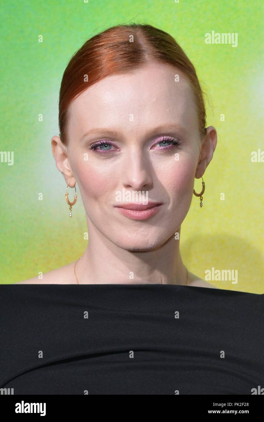Brooklyn, NY, USA. 9th Sep, 2018. Karen Elson at arrivals for Business of Fashion 500 Gala Dinner, 1 Hotel Brooklyn Bridge, Brooklyn, NY September 9, 2018. Credit: Kristin Callahan/Everett Collection/Alamy Live News Stock Photo