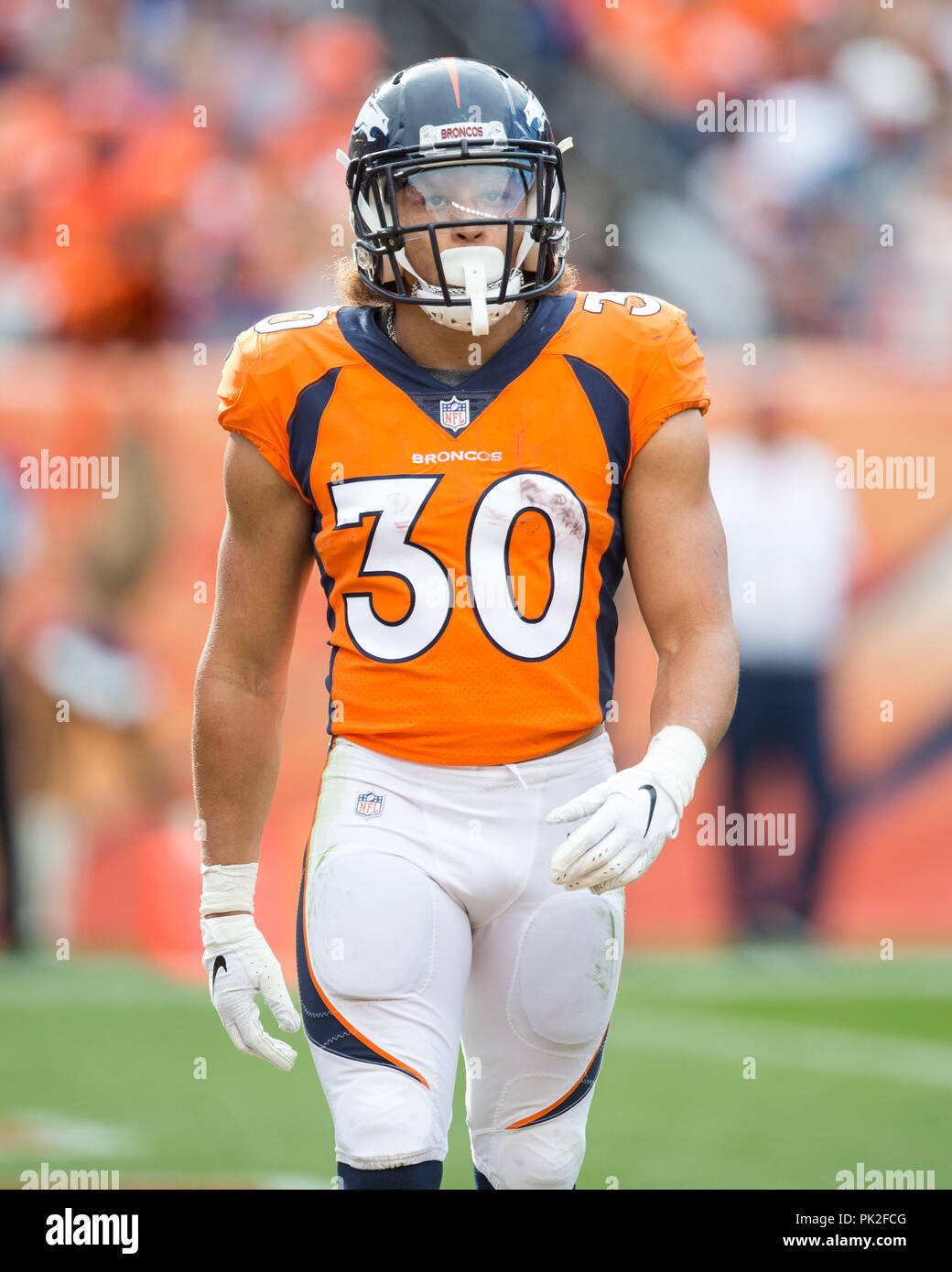 Denver broncos running back hi-res stock photography and images - Alamy