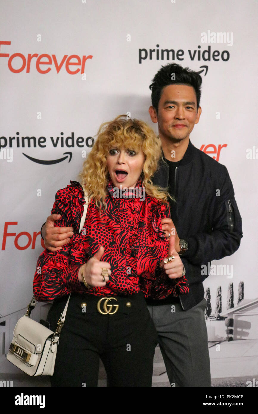 New York, NY, USA. 10th Sep, 2018. Natasha Lyonne, John Cho at the
