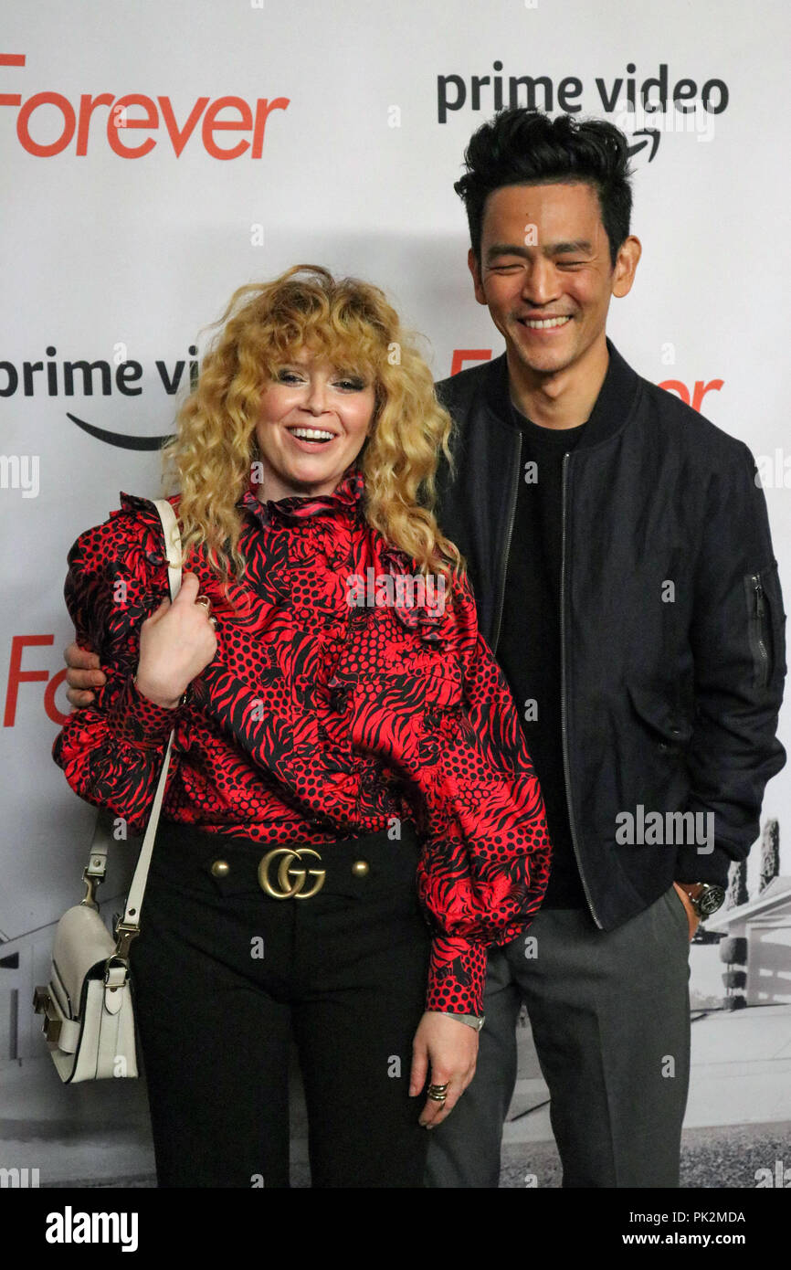 New York, NY, USA. 10th Sep, 2018. Natasha Lyonne, John Cho at the