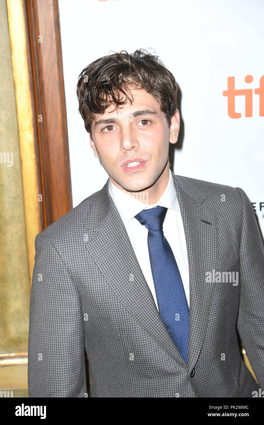 Toronto, Ontario, Canada. 10th Sep, 2018. XAVIER DOLAN attends 'The Death and Life of John F. Donovan' premiere during the 2018 Toronto International Film Festival at Winter Garden Theatre on September 10, 2018 in Toronto, Canada Credit: Igor Vidyashev/ZUMA Wire/Alamy Live News Stock Photo