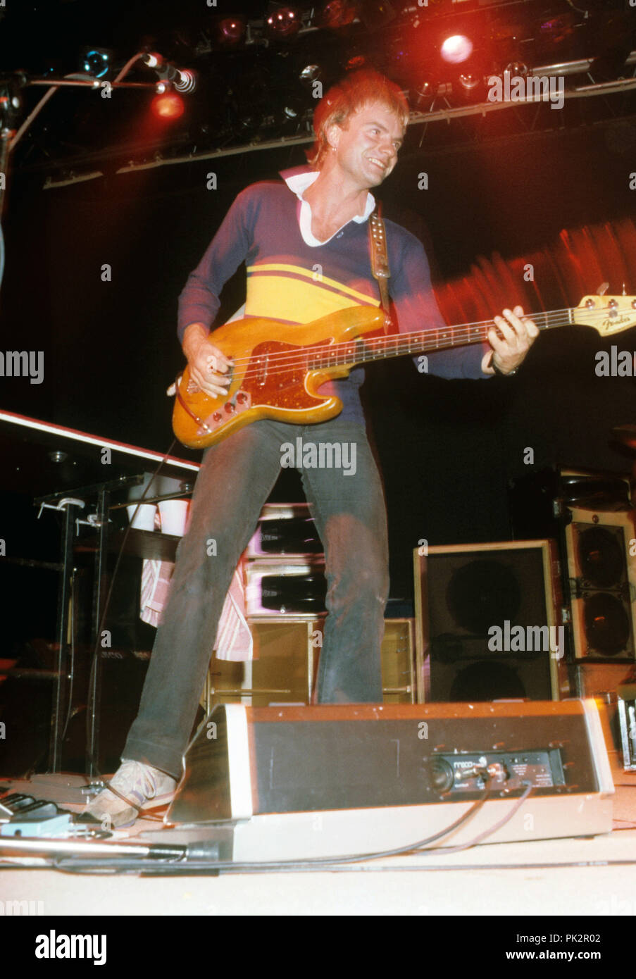 Press Agency. - (x2) Police, Sting, 1970s - Original Vintage
