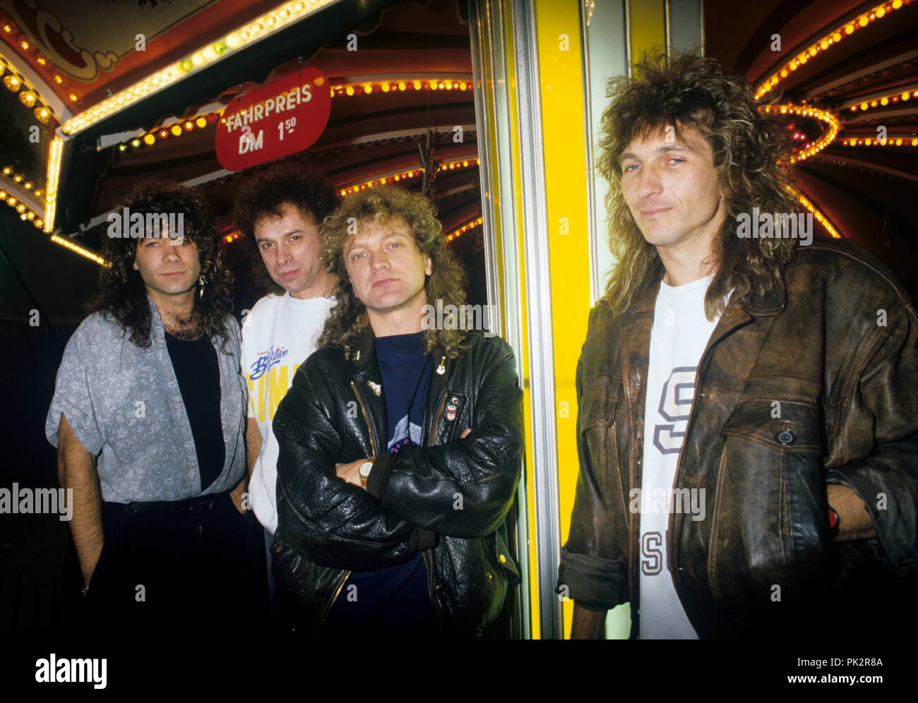 Foreigner (mit Sänger Lou Gramm) on 30.09.1987 in München / Munich. | usage worldwide Stock Photo