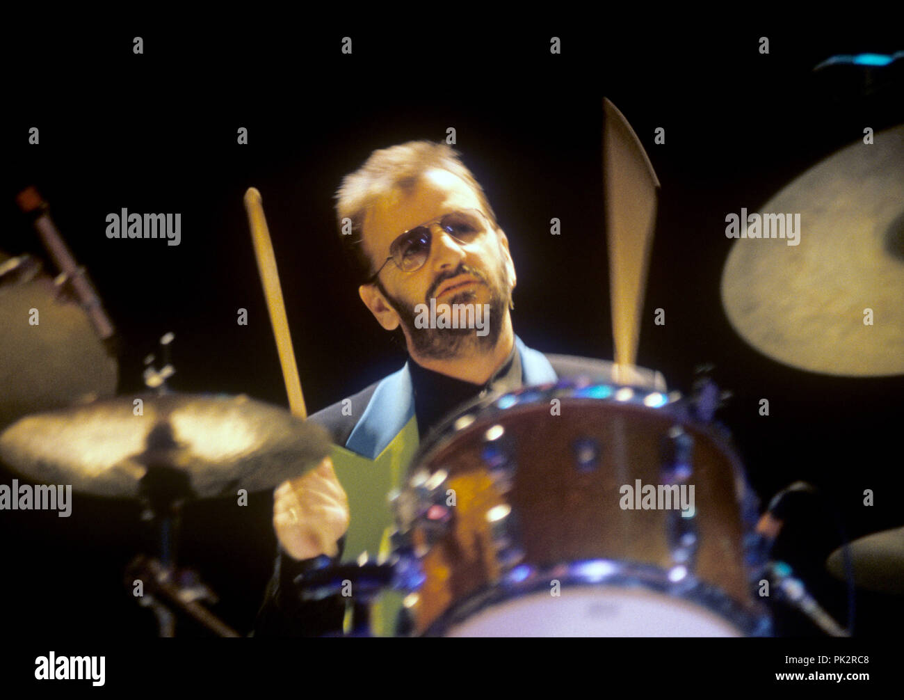 Ringo Starr on 12.07.1992 in Aschaffenburg. | usage worldwide Stock Photo