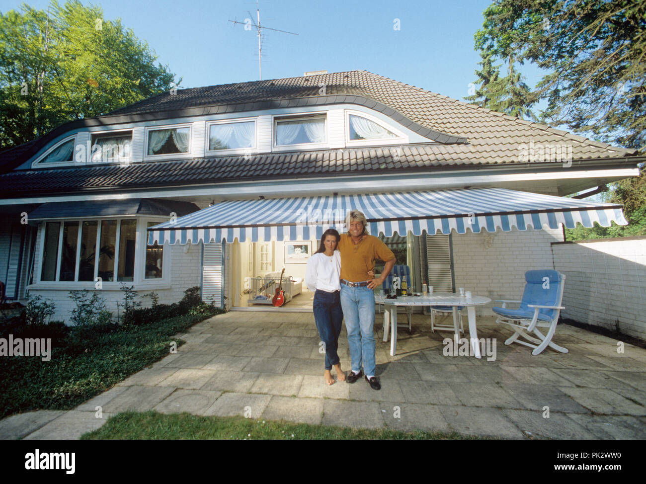 Dieter Bohlen Und Erika Sauerland On 22 05 1989 In Hamburg Usage Worldwide Stock Photo Alamy
