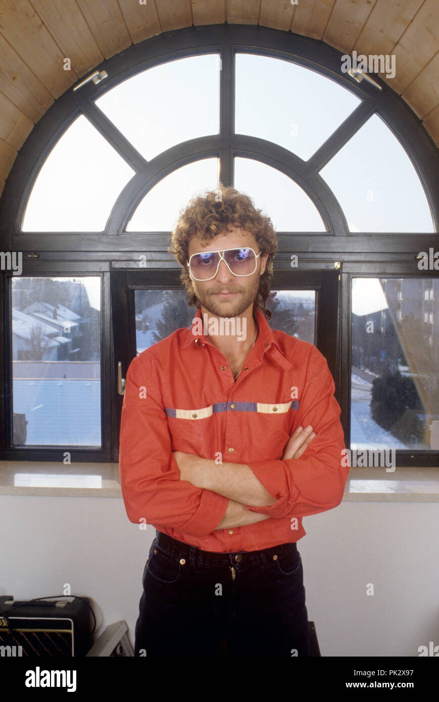 Michael Cretu in February 1983 in München / Munich. | usage worldwide Stock Photo