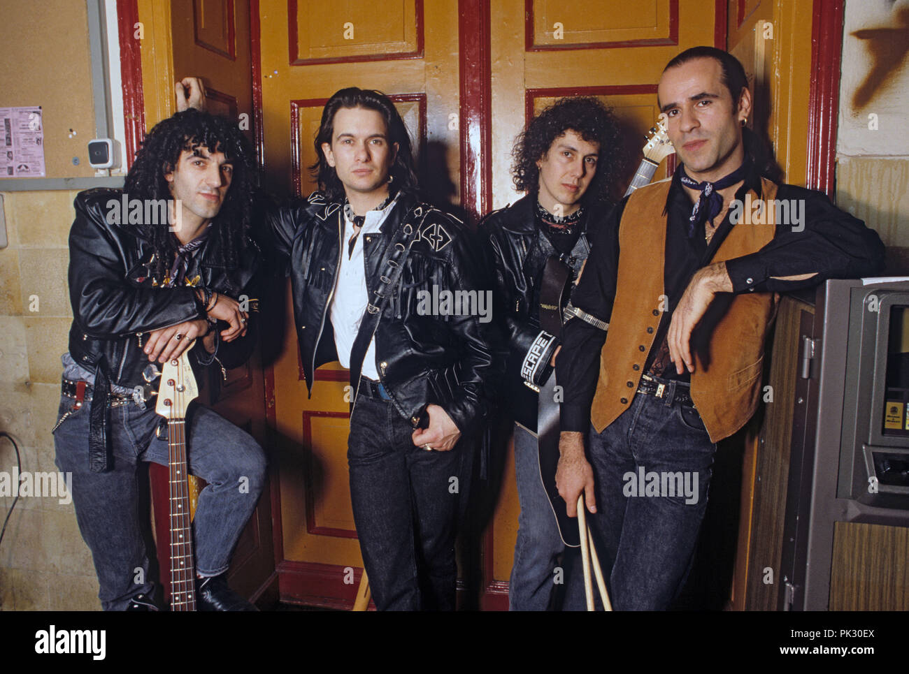 The Escape Club (mit Sänger Trevor Steel) on 13.02.1989 in München /  Munich. | usage worldwide Stock Photo - Alamy