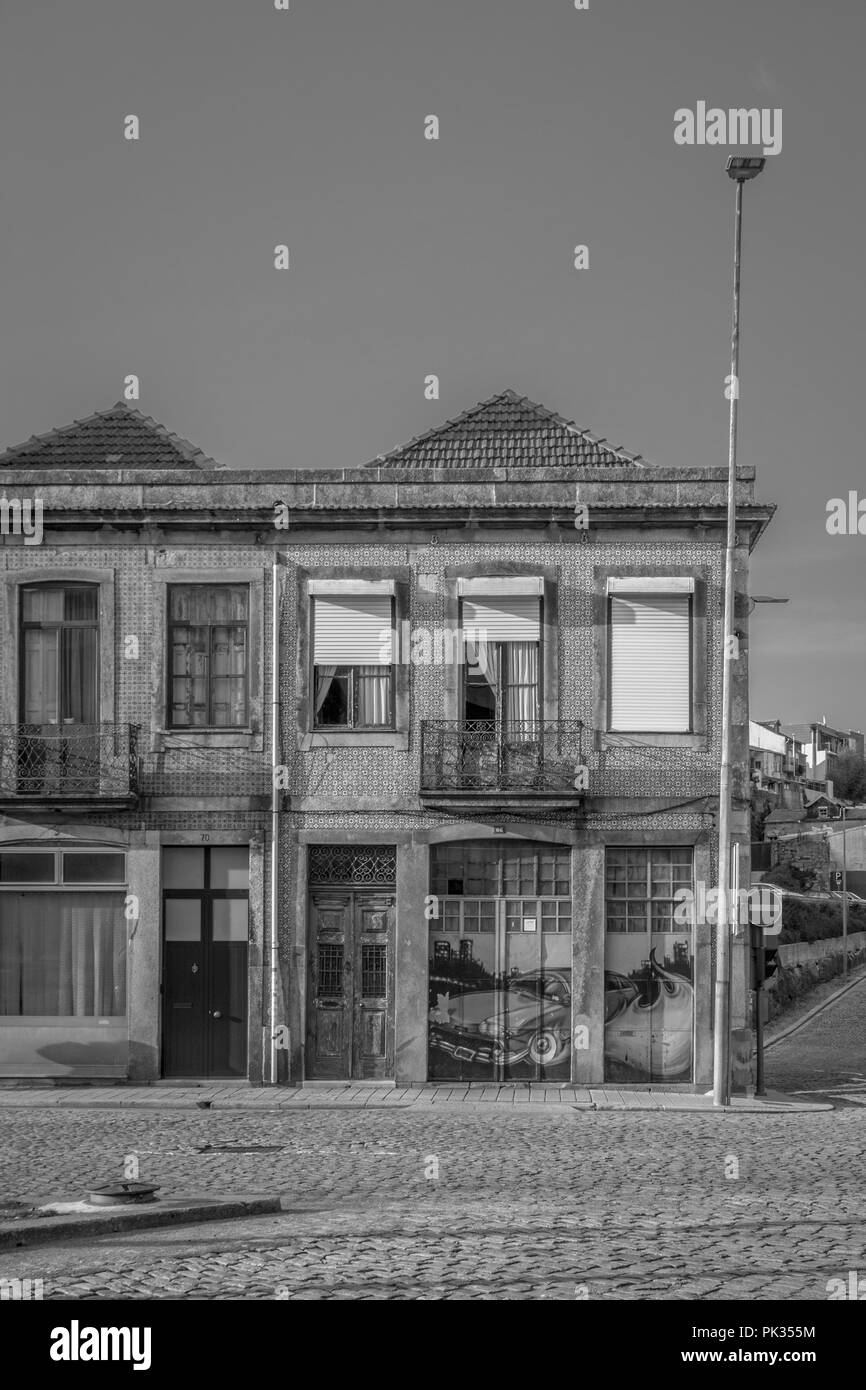 Porto is the second-largest city in Portugal after Lisbon and one of the major urban areas of the Iberian Peninsula. Stock Photo