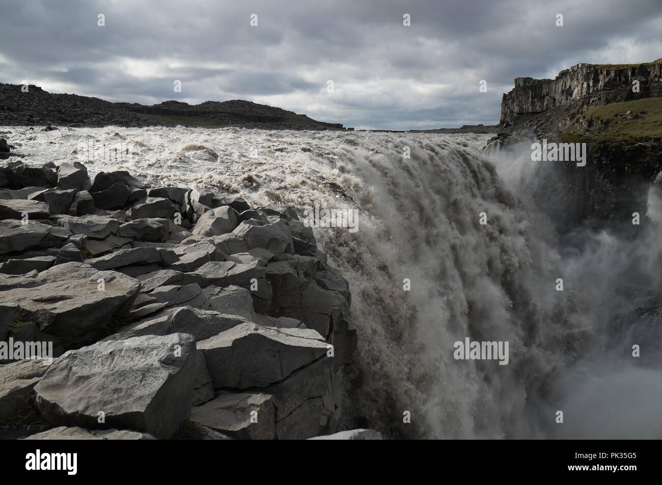 Dettifoss in Iceland Stock Photo