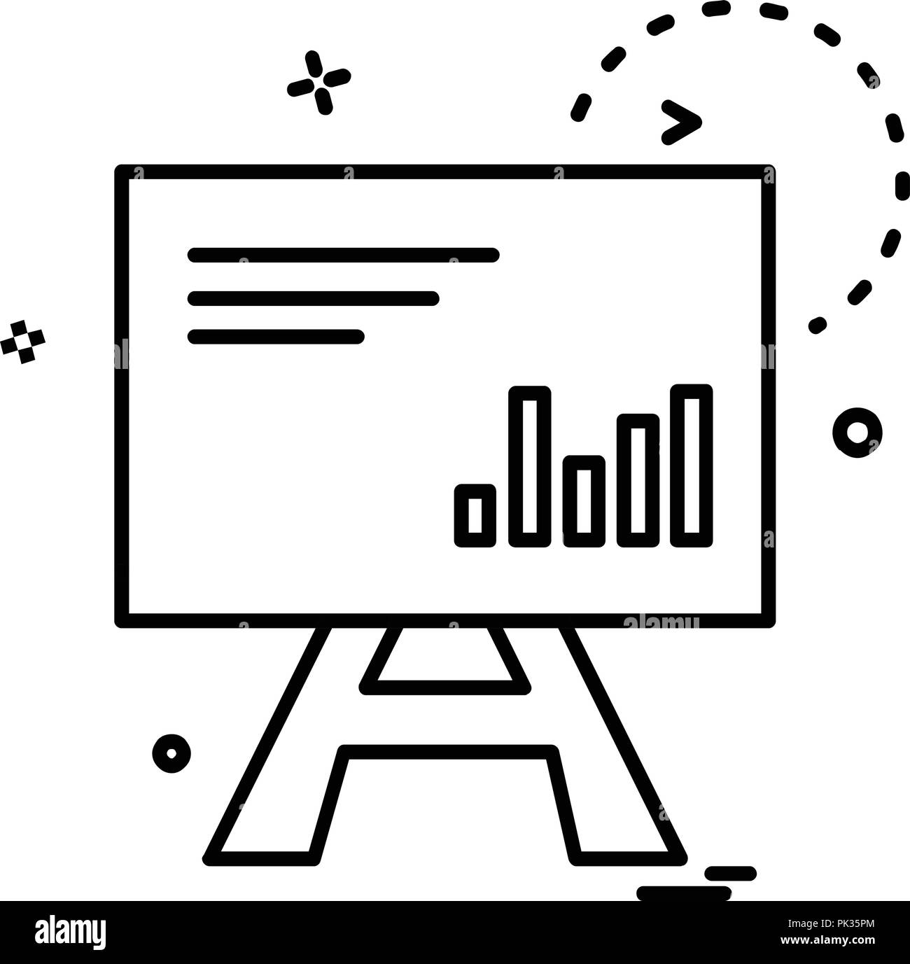 Graph icon design vector Stock Vector Image & Art - Alamy