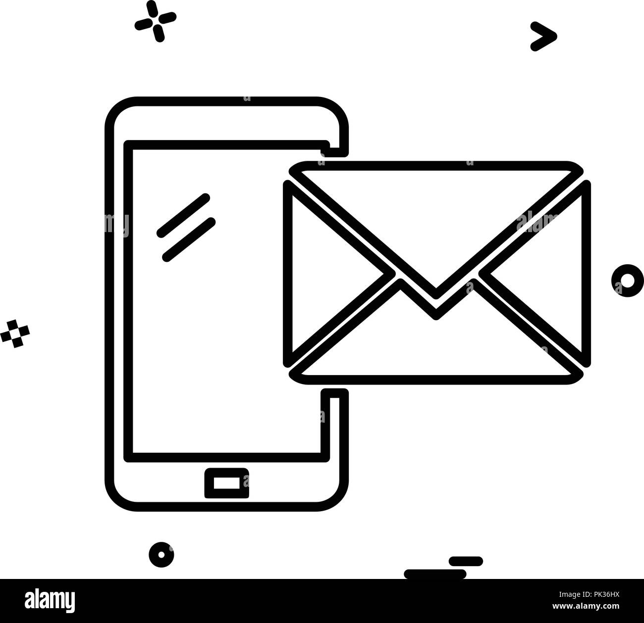 Smart phone icon design vector Stock Vector Image & Art - Alamy