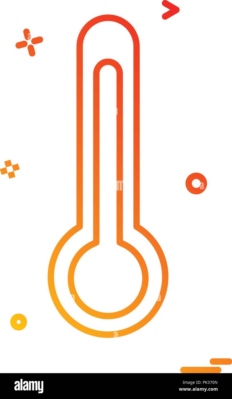 thermometer icon design vector Stock Vector Image & Art - Alamy