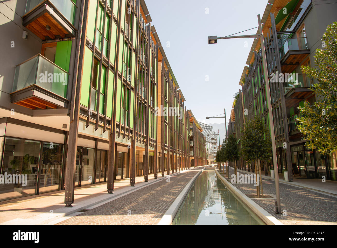 Trento, Italy MUSE residential district Le Albere, designed by the Italian  architect Renzo Piano, year 2013. Le Albere is an urban expansion project  Stock Photo - Alamy