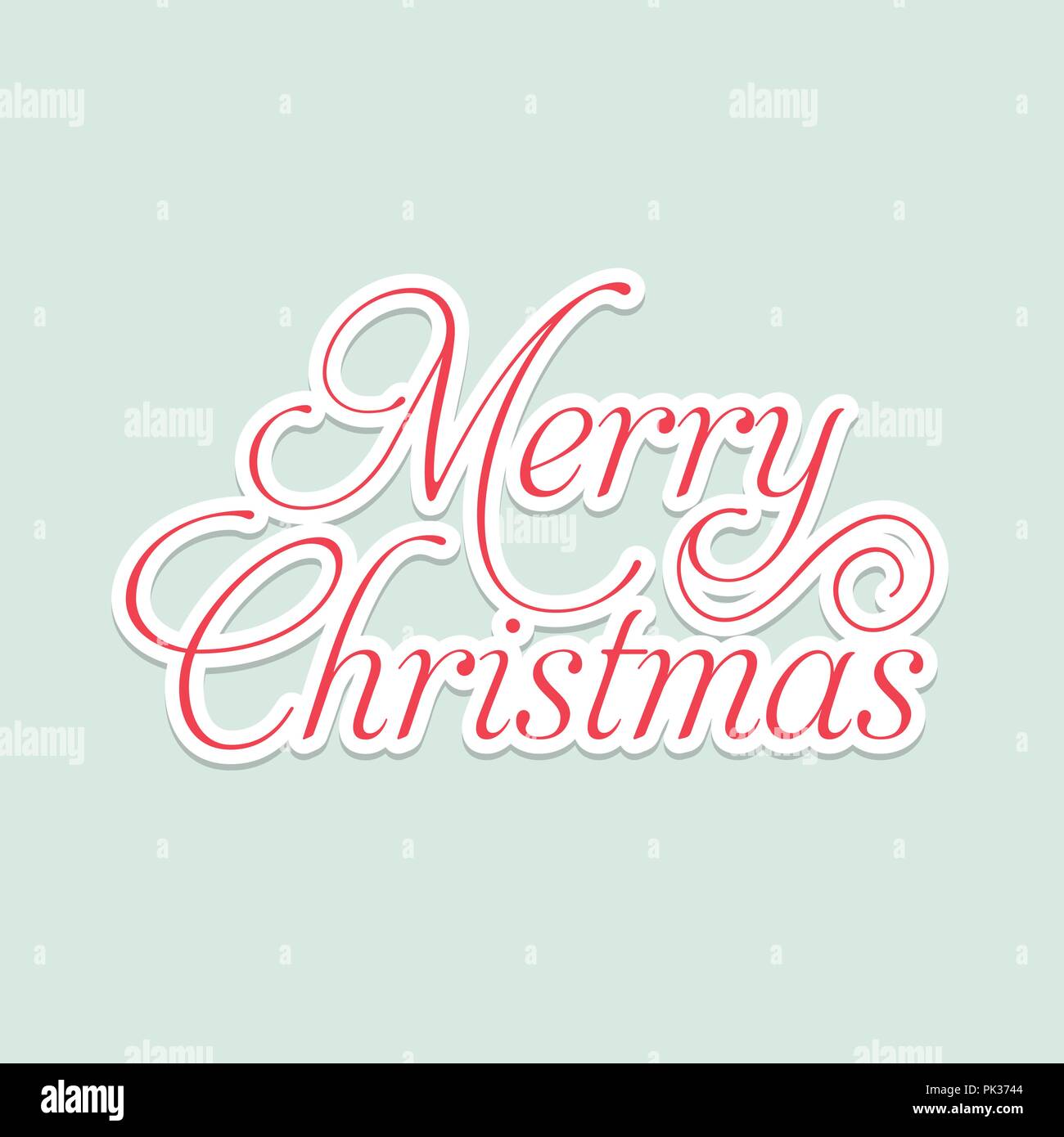 Merry Christmas card design vector Stock Vector Image & Art - Alamy