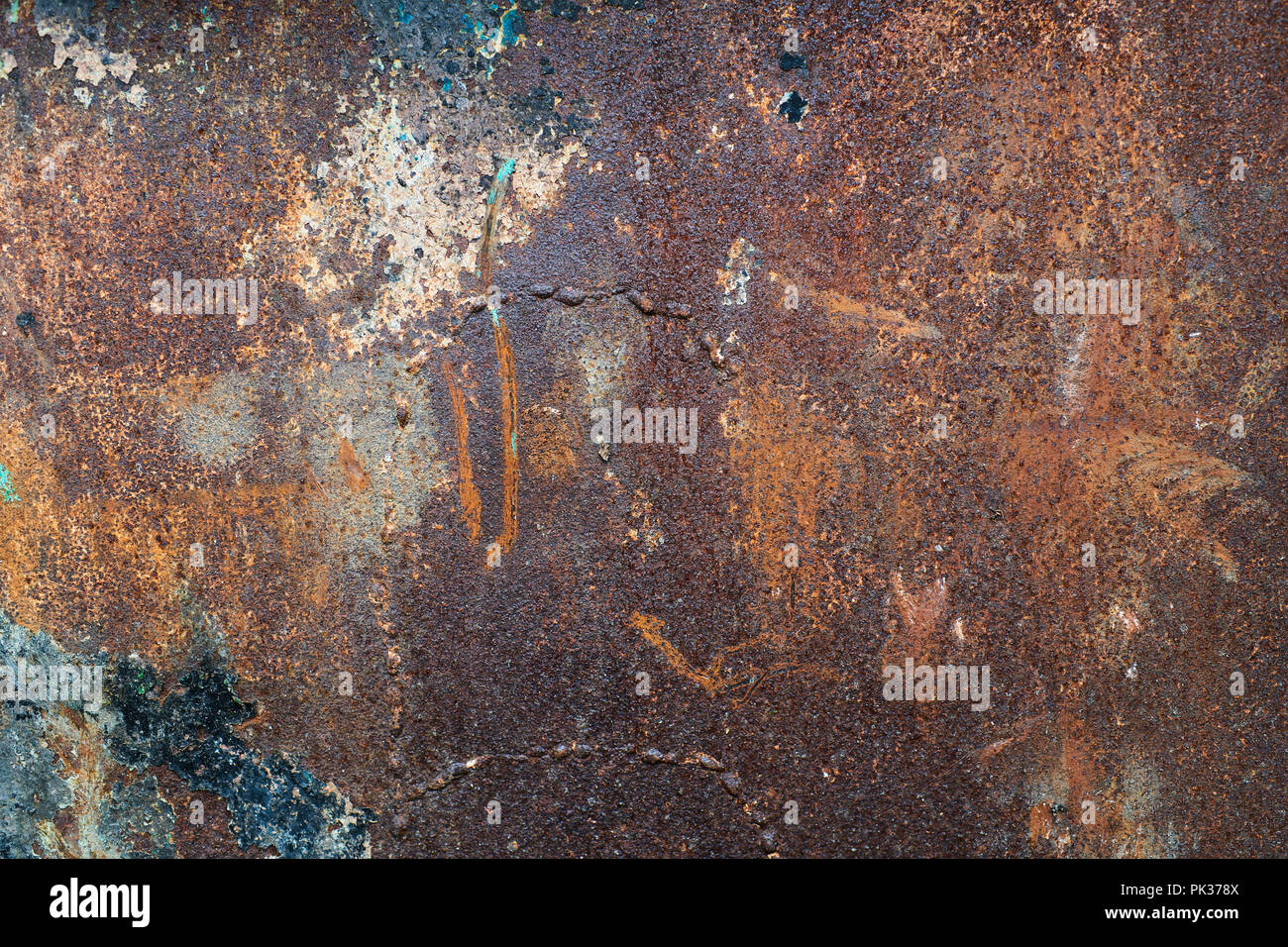 Dark rusty metal texture background. Stock Photo