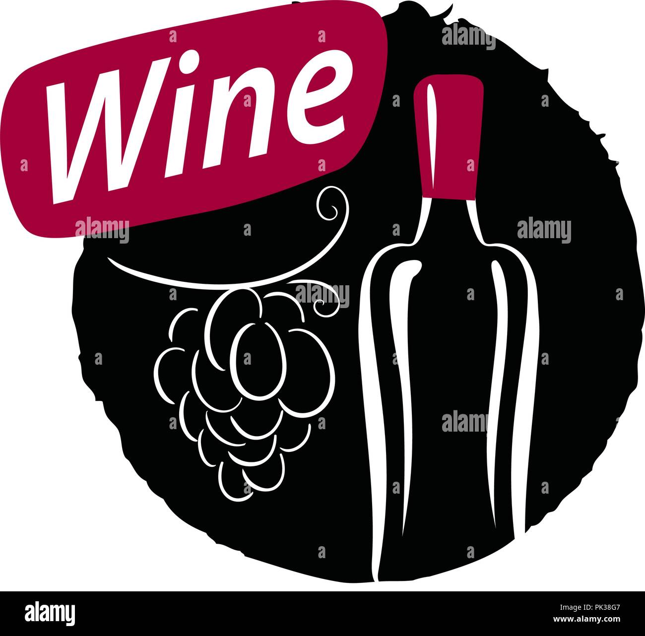 vector logo wine Stock Vector Image & Art Alamy
