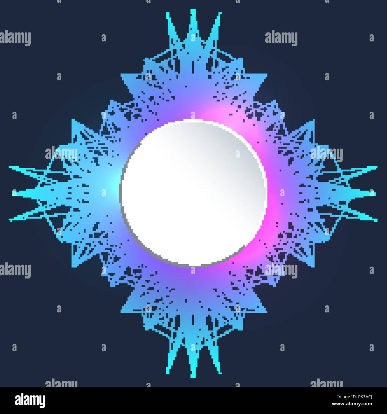 Artificial Intelligence Banner. Artificial Intelligence and Machine Learning Concept. Vector symbol AI. Neural networks. Deep learning and future technology concept design Stock Vector