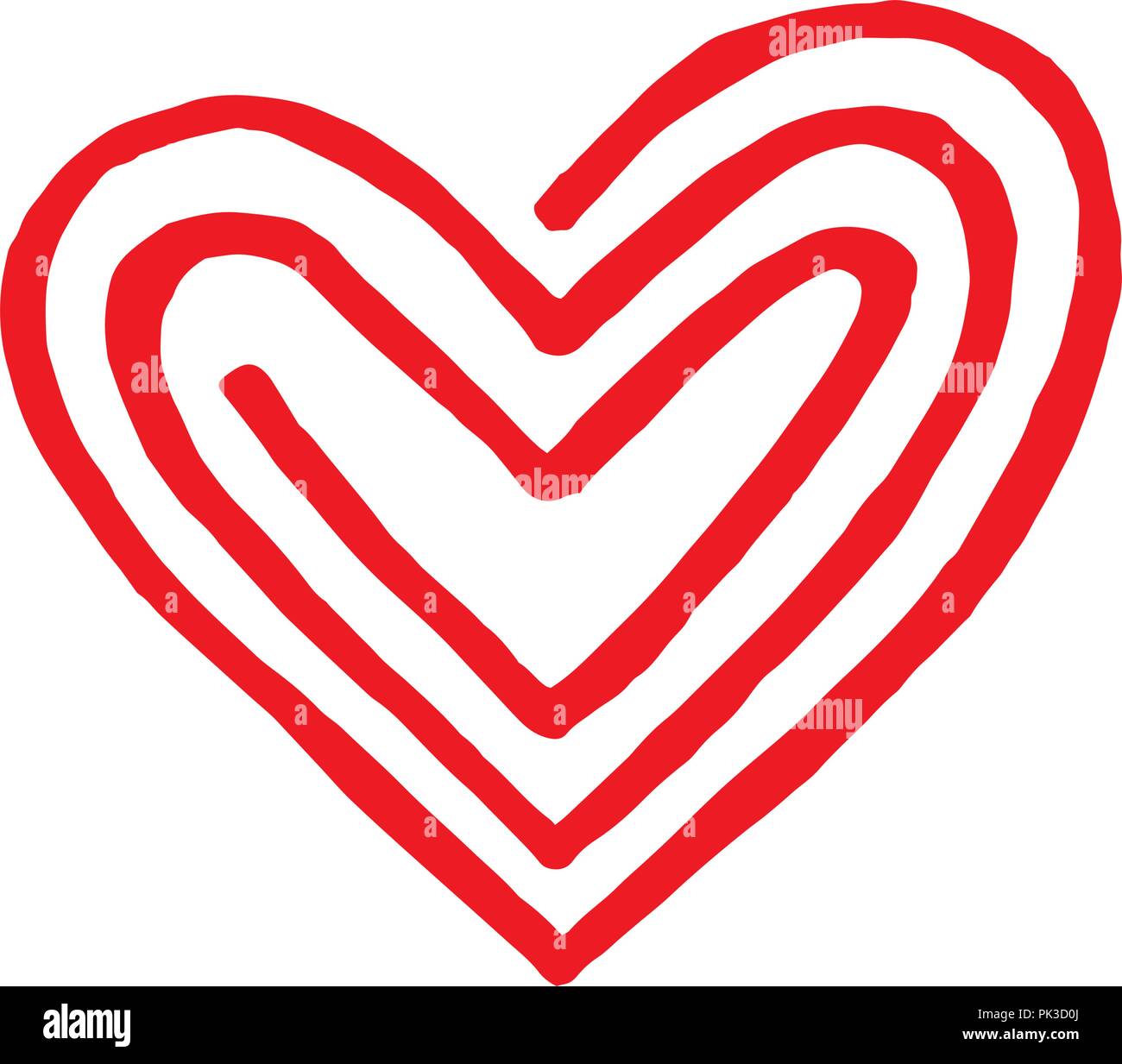 Vector heart logo Stock Vector Image & Art - Alamy