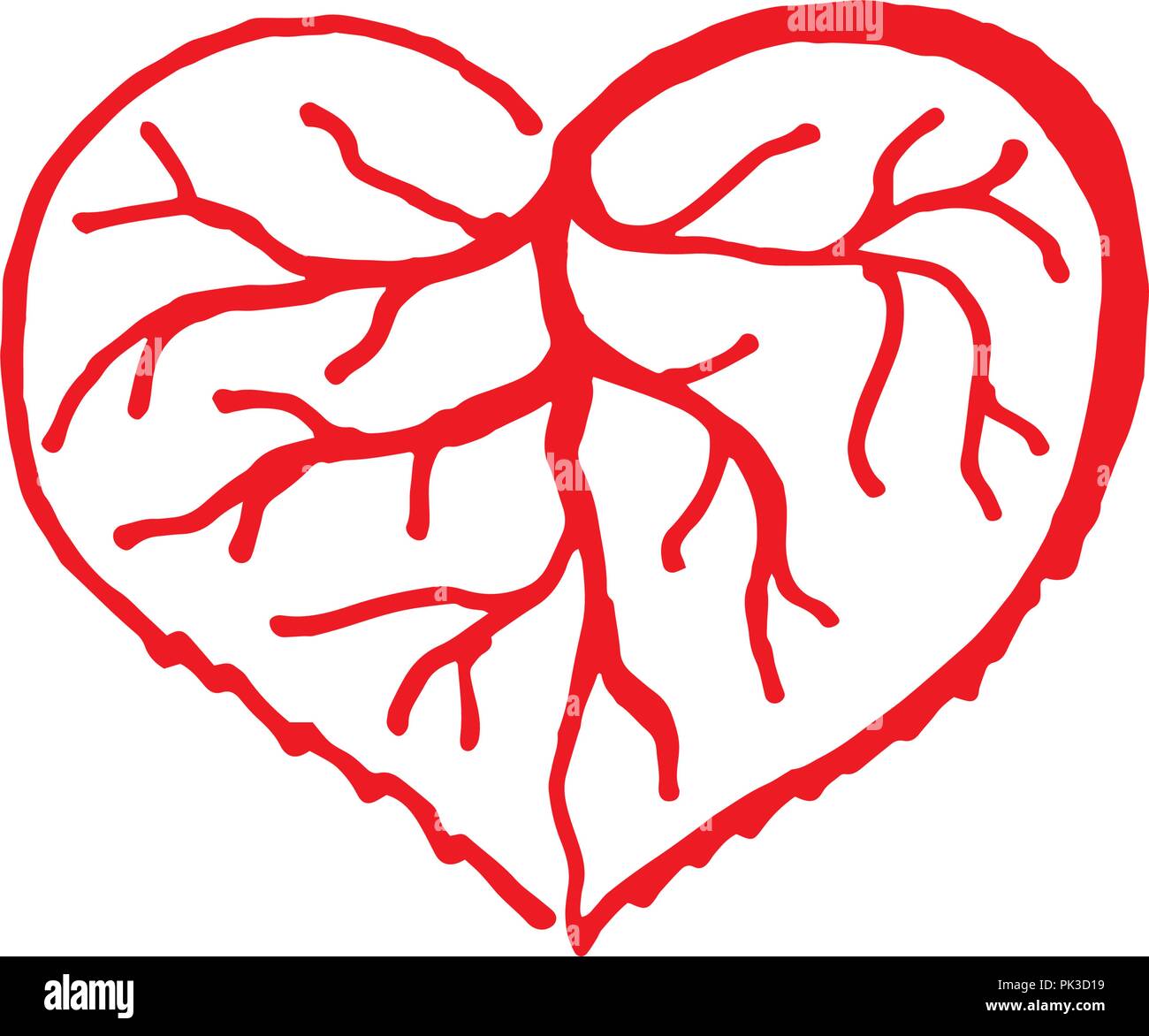 Vector heart logo Stock Vector Image & Art - Alamy