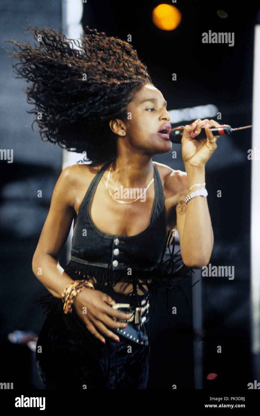 Daisy Dee on 29.06.1990 in Leipzig. | usage worldwide Stock Photo - Alamy