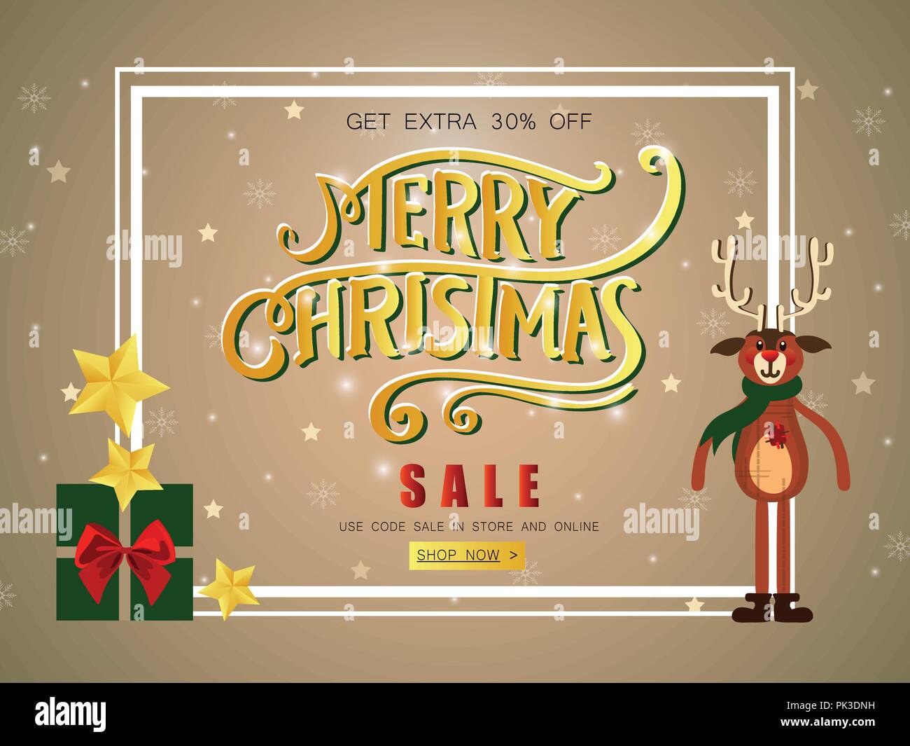Merry christmas sale Stock Vector Images - Alamy