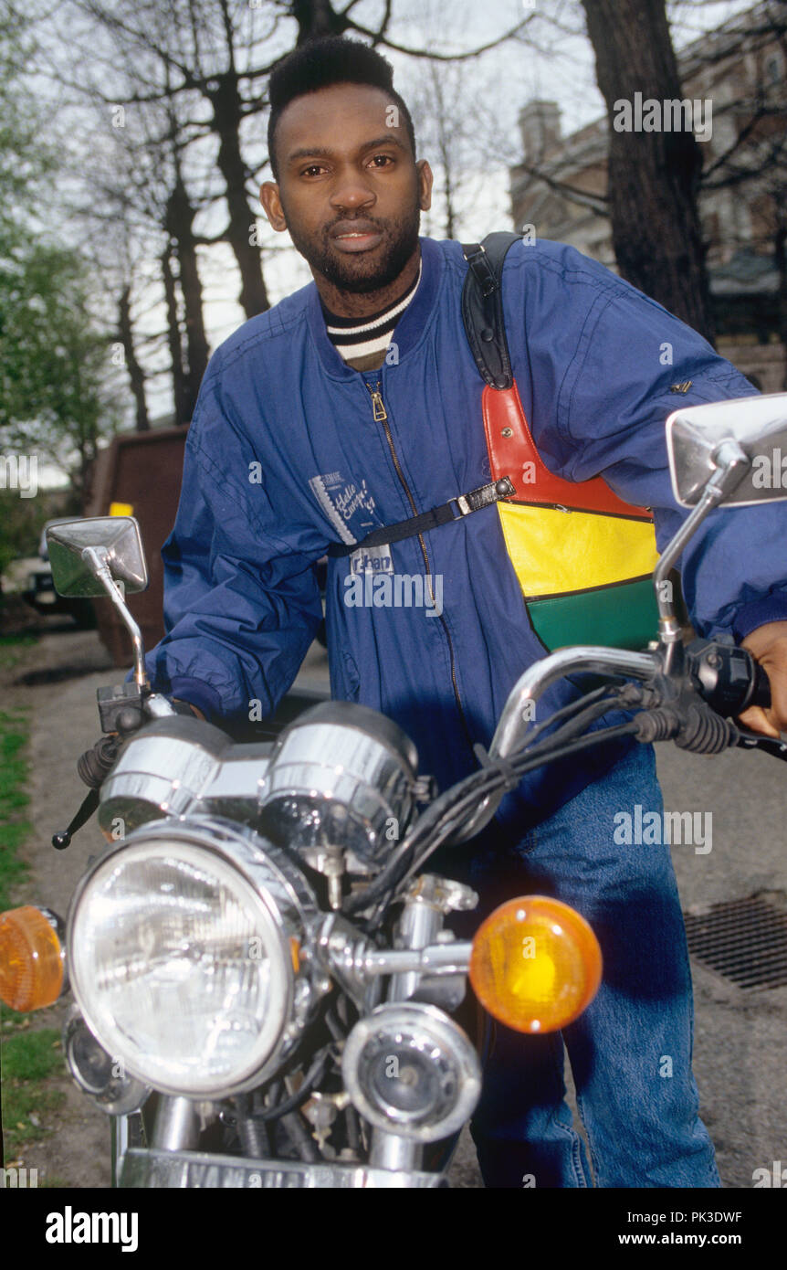 Dr. Alban on 09.05.1991 in Stockholm. | usage worldwide Stock Photo - Alamy