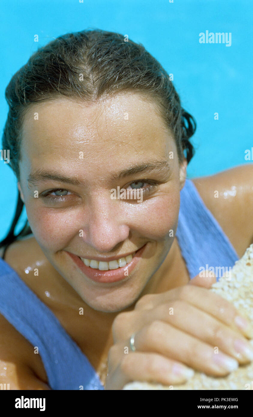 Carmen Miller in August 1992 in usage worldwide Stock Photo