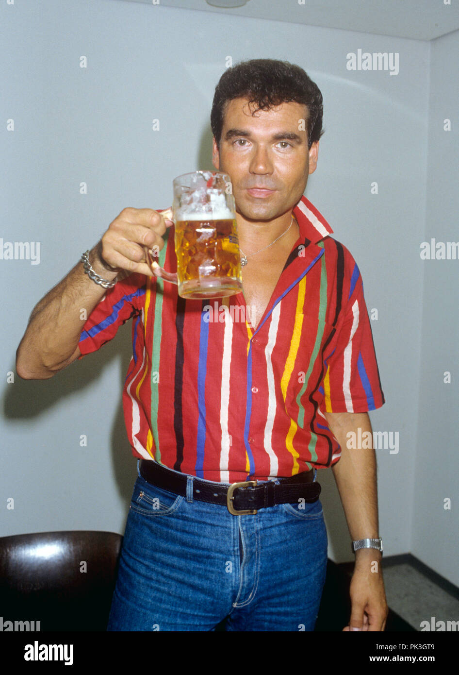 Ted Herold on 22.09.1982 in Augsburg. | usage worldwide Stock Photo