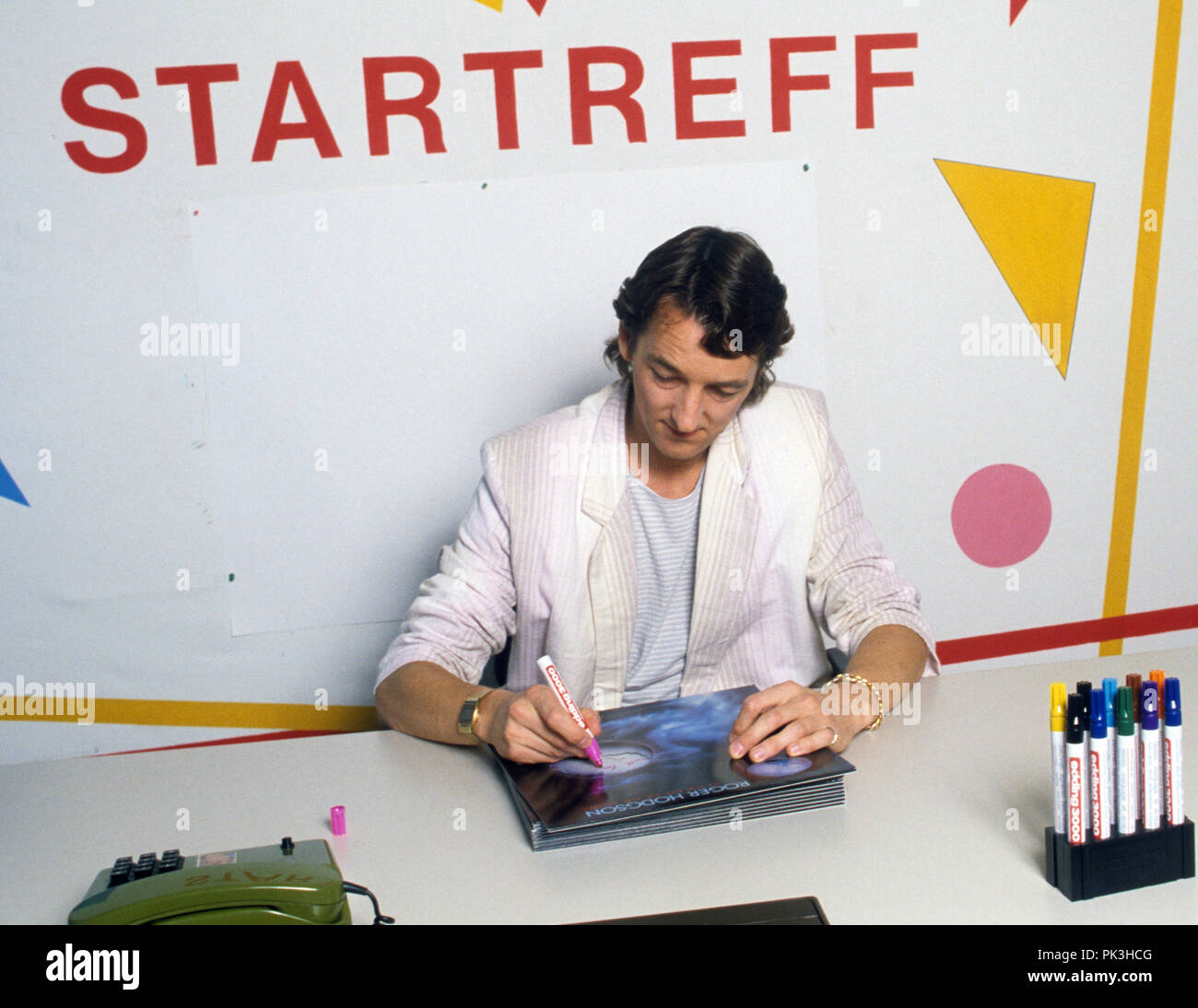 Roger Hodgson on 30.10.1984 in München / Munich. usage worldwide