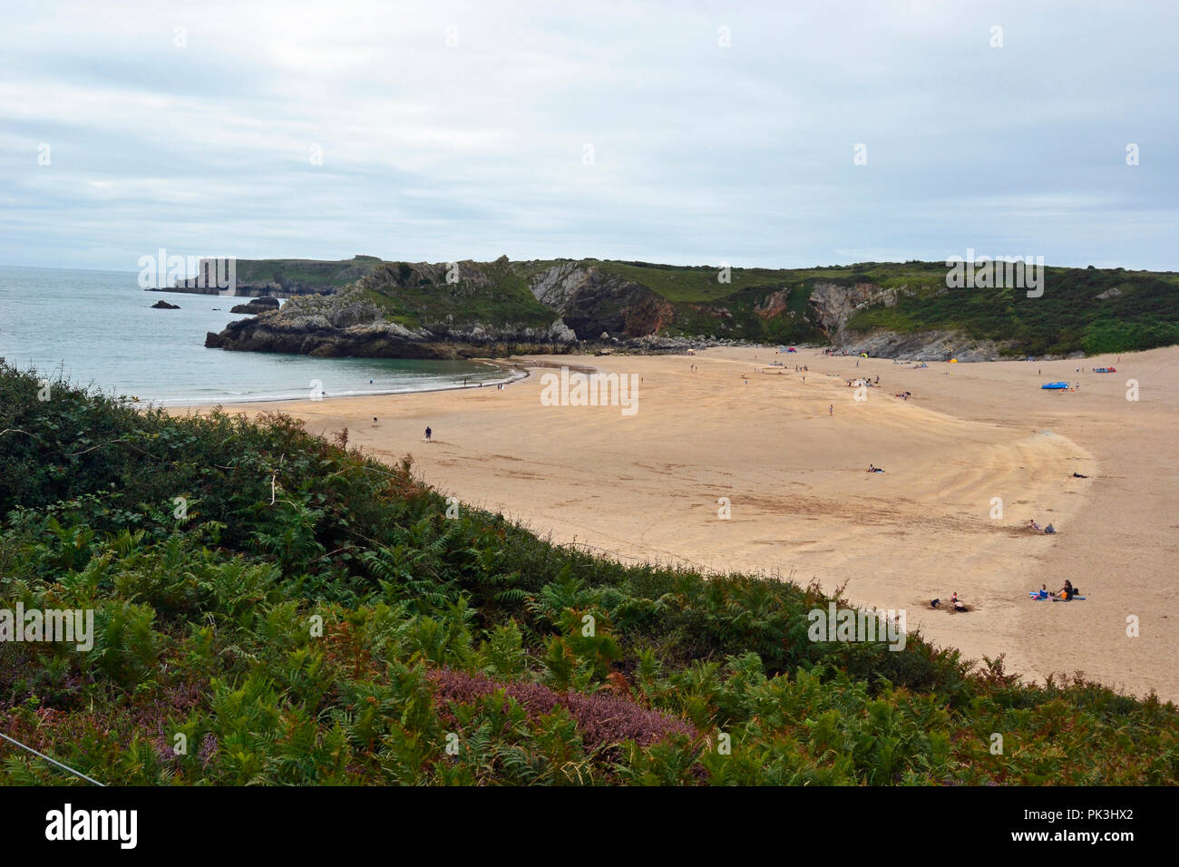 Pembrokeshire coast path people hi-res stock photography and images - Alamy