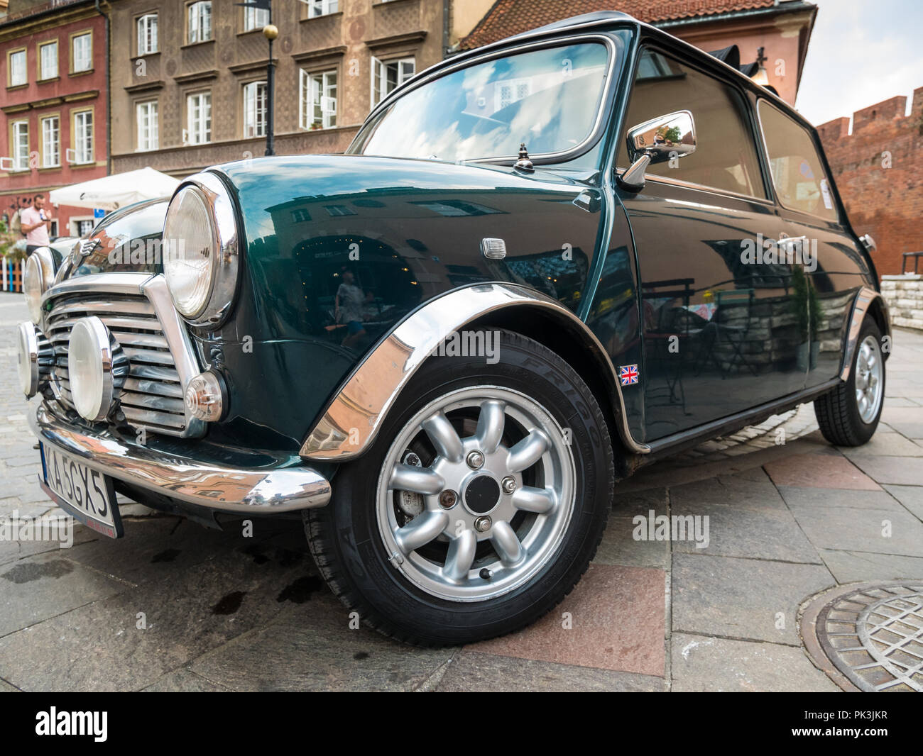 Cooper Mini, Old City, Warsaw, Poland Stock Photo - Alamy