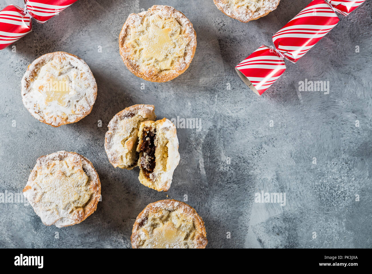 All butter shortcrust pastry mince pies hires stock photography and
