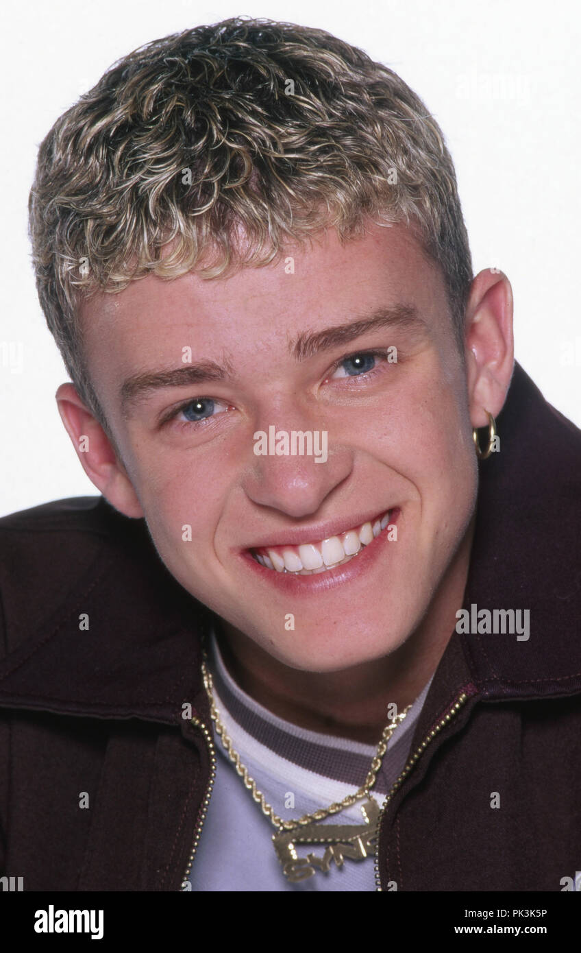 Justin Timberlake von N'Sync, amerikanische Boygroup, in München