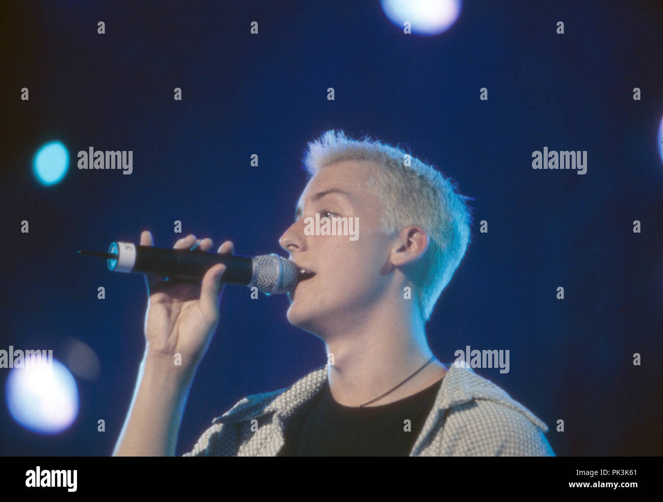 Justin Timberlake von "N'Sync", amerikanische Boygroup, in München