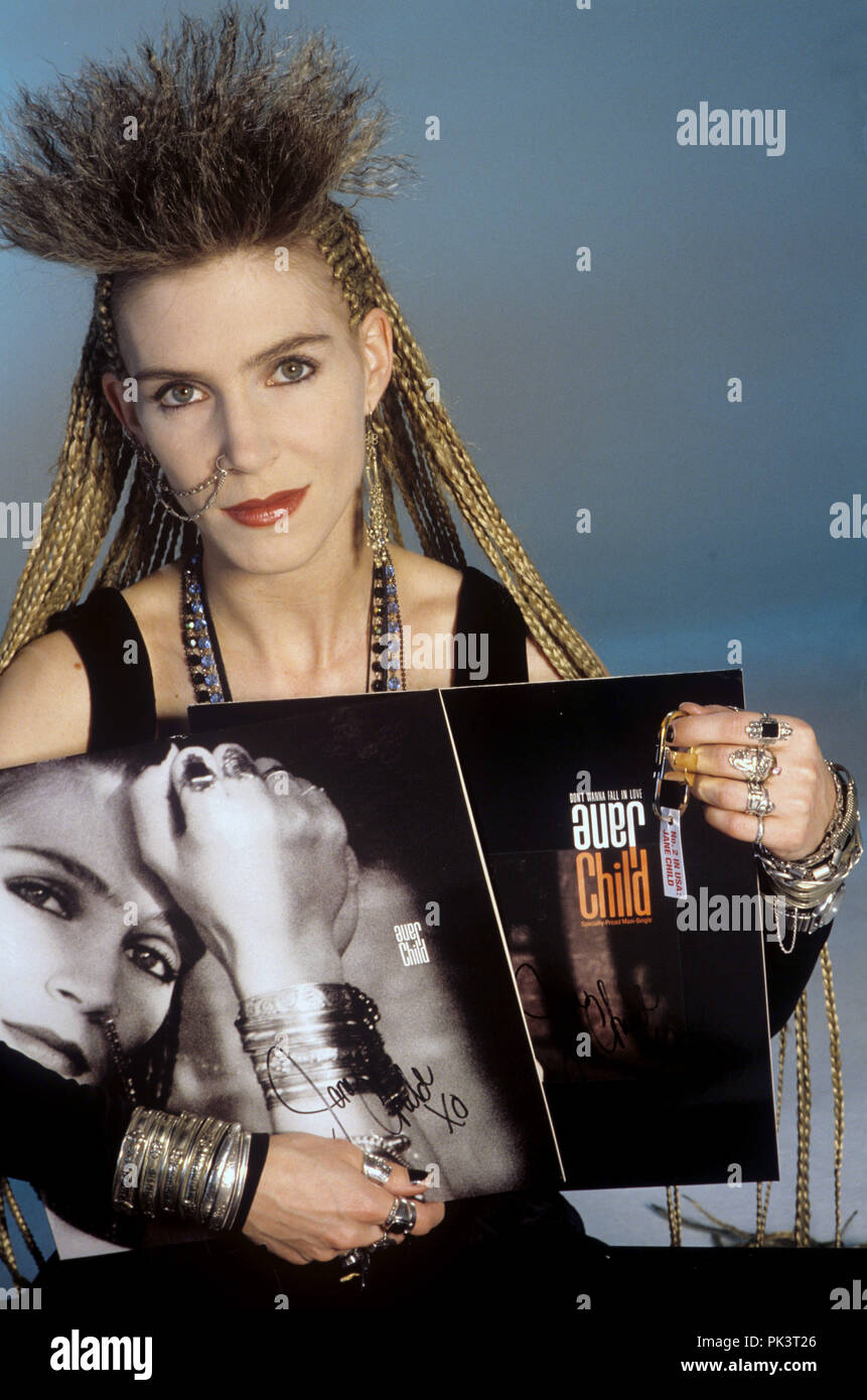 Jane Child on 21.05.1990 in München / Munich. usage worldwide Stock Photo Alamy